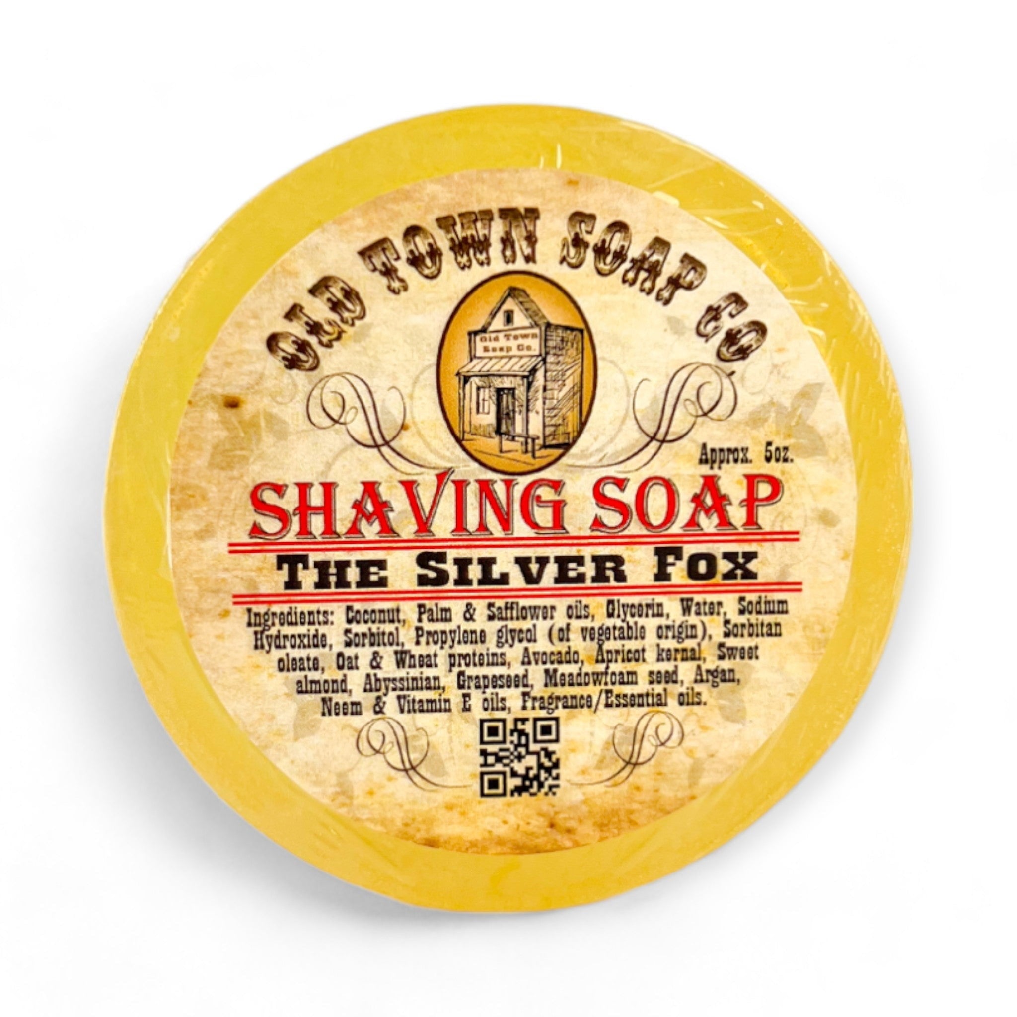 The Silver Fox - Shave Puck - Old Town Soap Co.