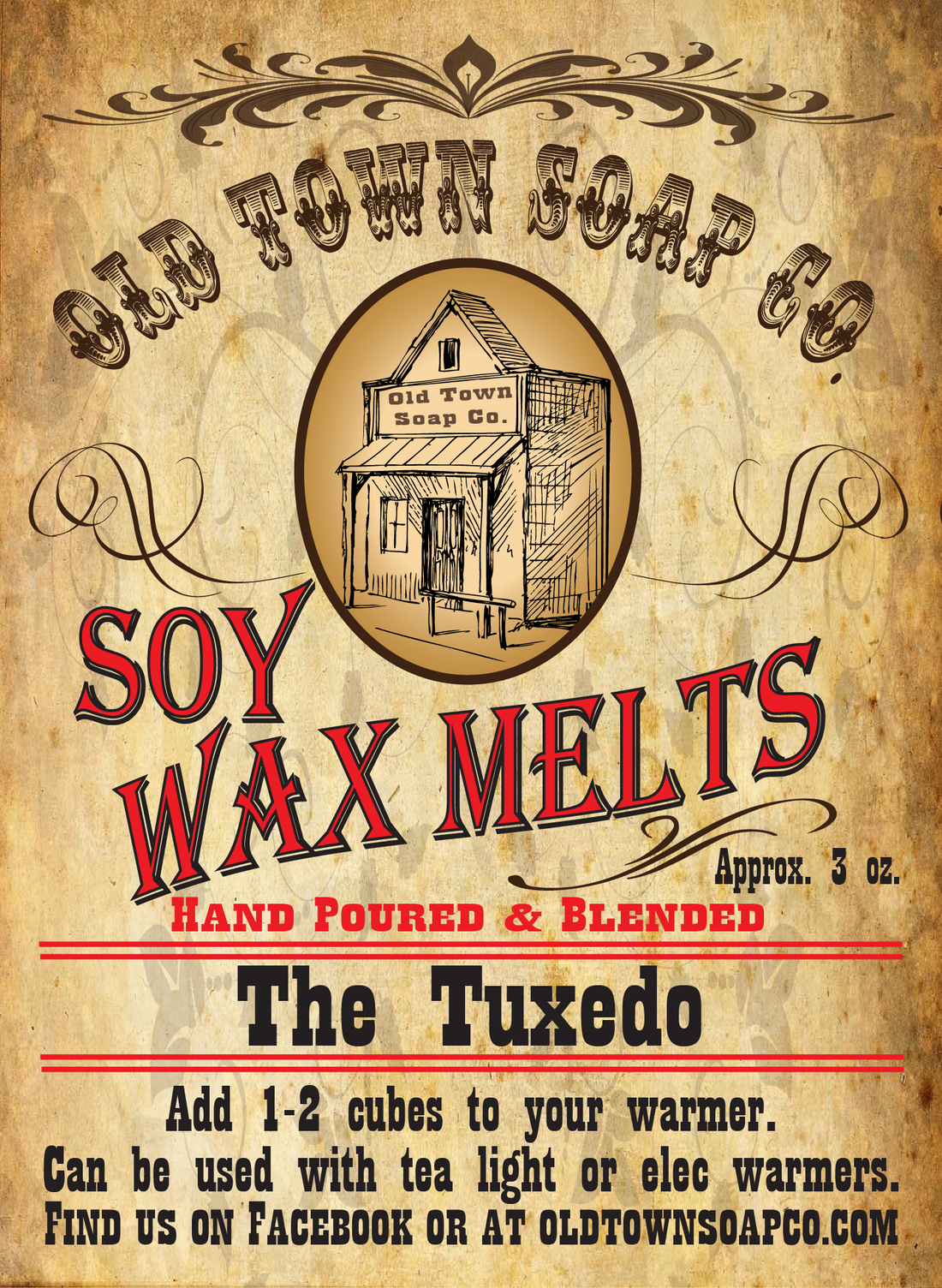 The Tuxedo Wax Melts
