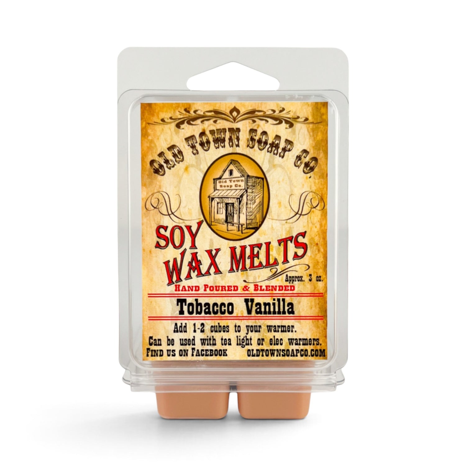 Tobacco Vanilla Wax Melts - Old Town Soap Co.