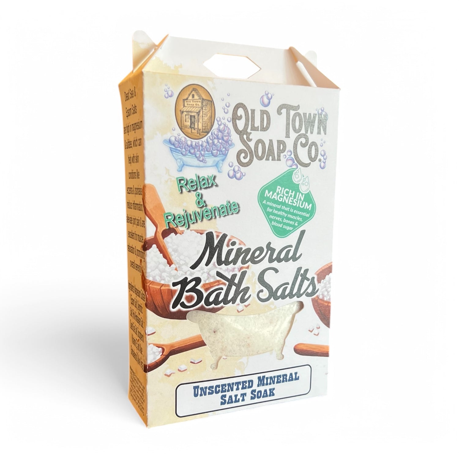 Unscented Mineral Salt Soak