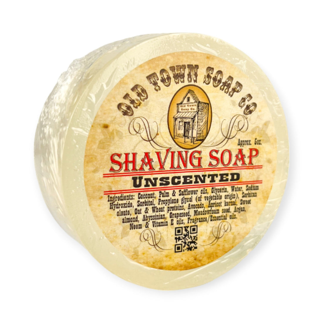 Unscented - Shave Puck - Old Town Soap Co.