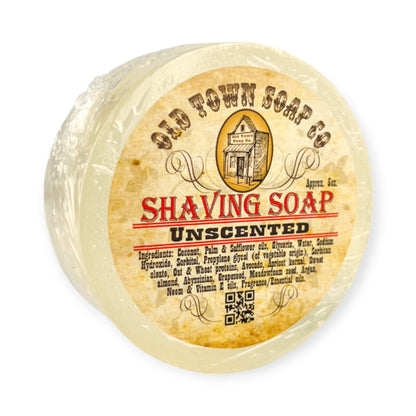 Unscented - Shave Puck - Old Town Soap Co.