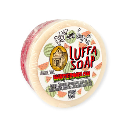 Watermelon -Luffa Soap - Old Town Soap Co.