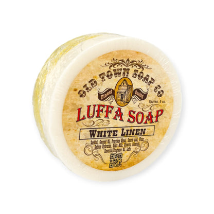 White Linen -Luffa Soap - Old Town Soap Co.
