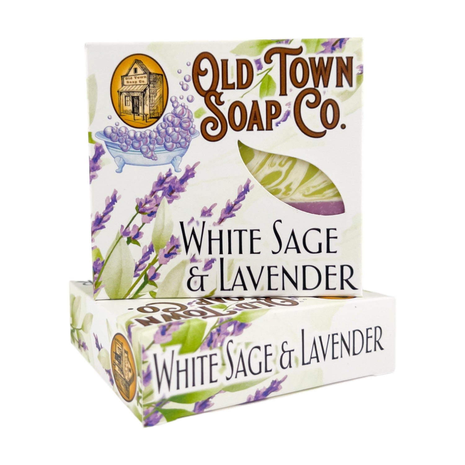 White Sage &amp; Lavender -Bar Soap - Old Town Soap Co.