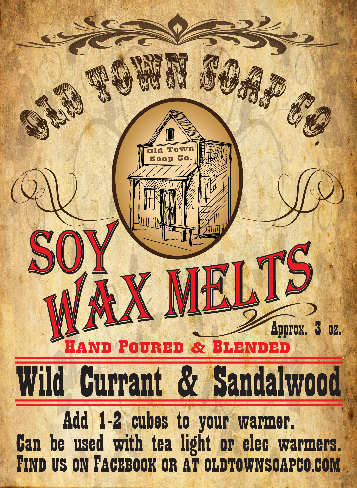 Wild Currant &amp; Sandalwood Wax Melts