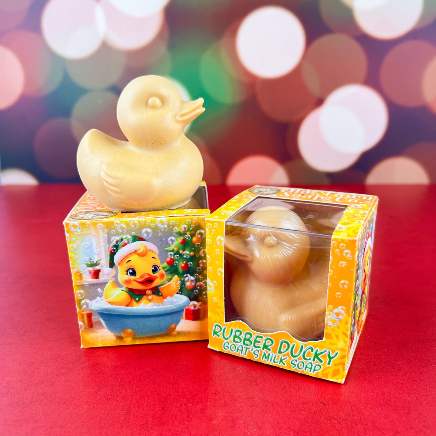 Christmas Rubber Ducky Goat&