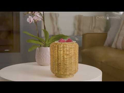 Wicker Lantern Illumination Fragrance Warmer