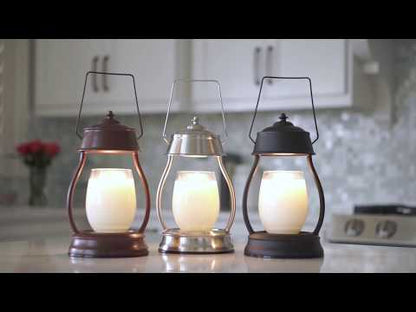 Black Hurricane Candle Warmer Lamp