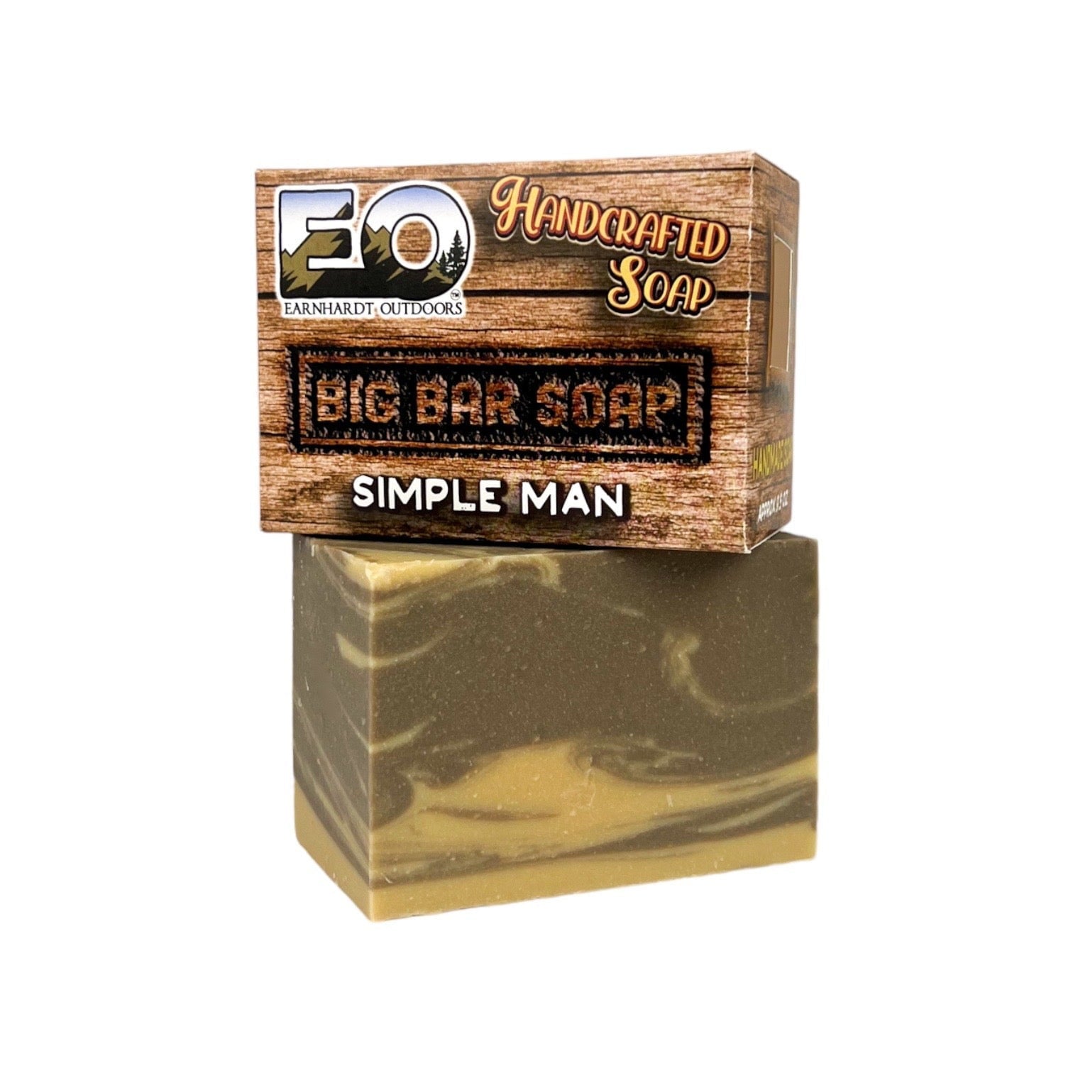 Simple Man Big Bar Soap Earnhardt Outdoors - Old Town Soap Co.