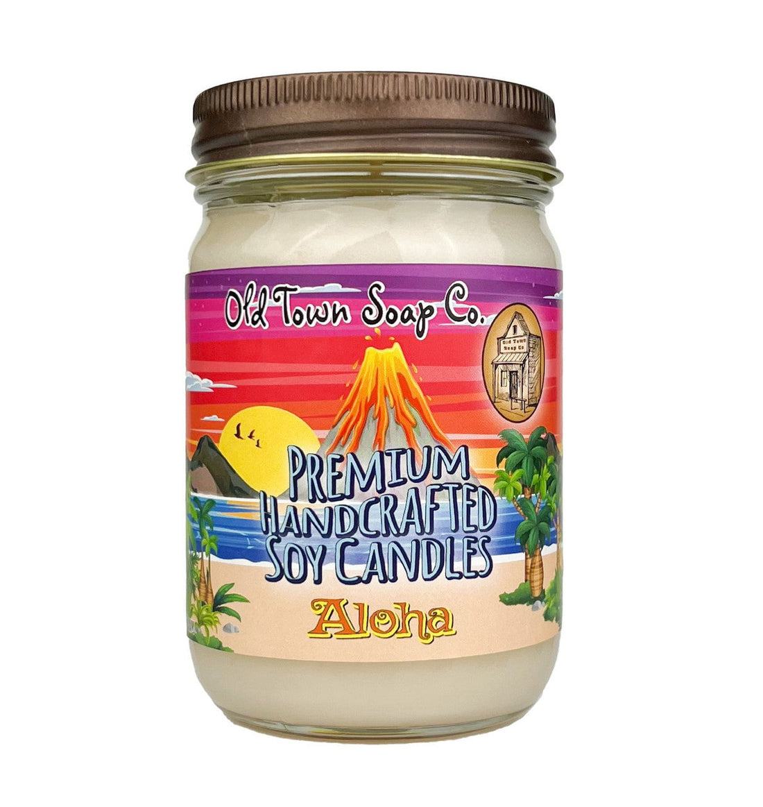 Aloha - 12oz. Candle - Old Town Soap Co.