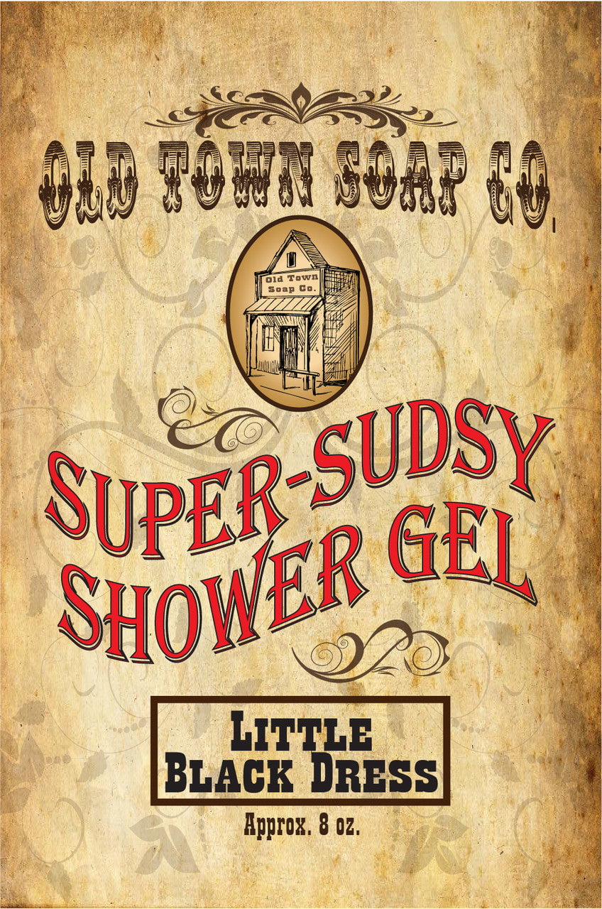Little Black Dress -Shower Gel - Old Town Soap Co.