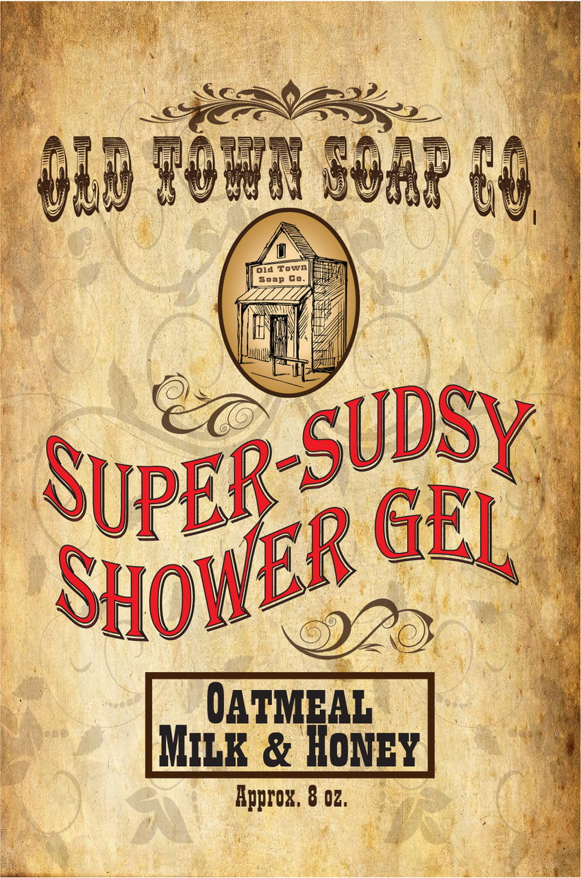 Oatmeal Milk &amp; Honey -Shower Gel - Old Town Soap Co.