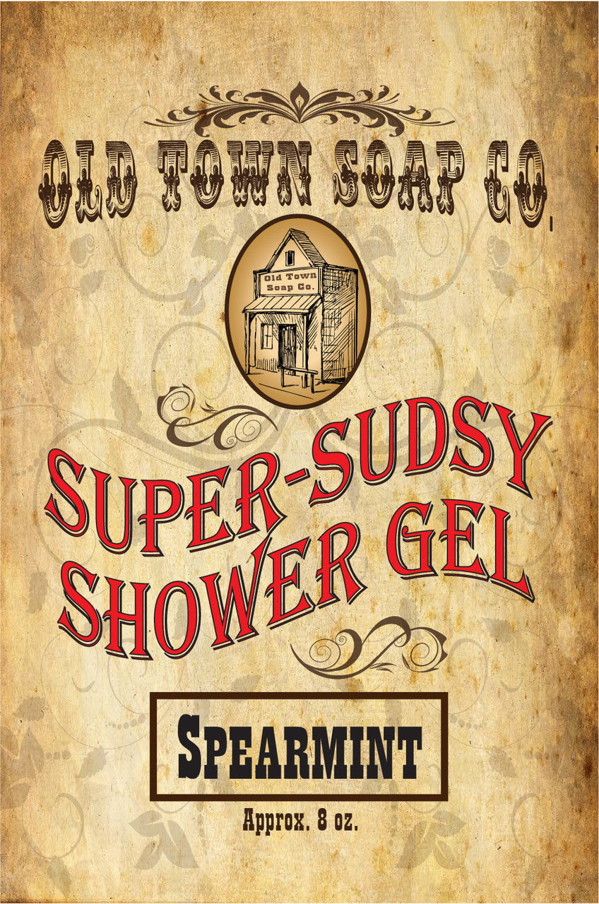 Spearmint -Shower Gel - Old Town Soap Co.
