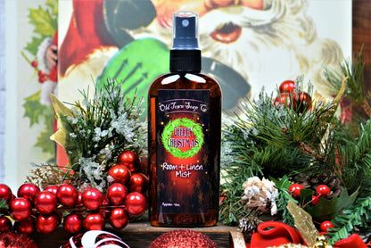 Cherry Christmas -Room+Linen Mist - Old Town Soap Co.