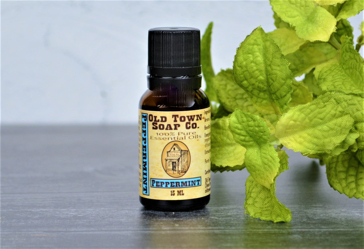 Peppermint Essential Oil - Old Town Soap Co.