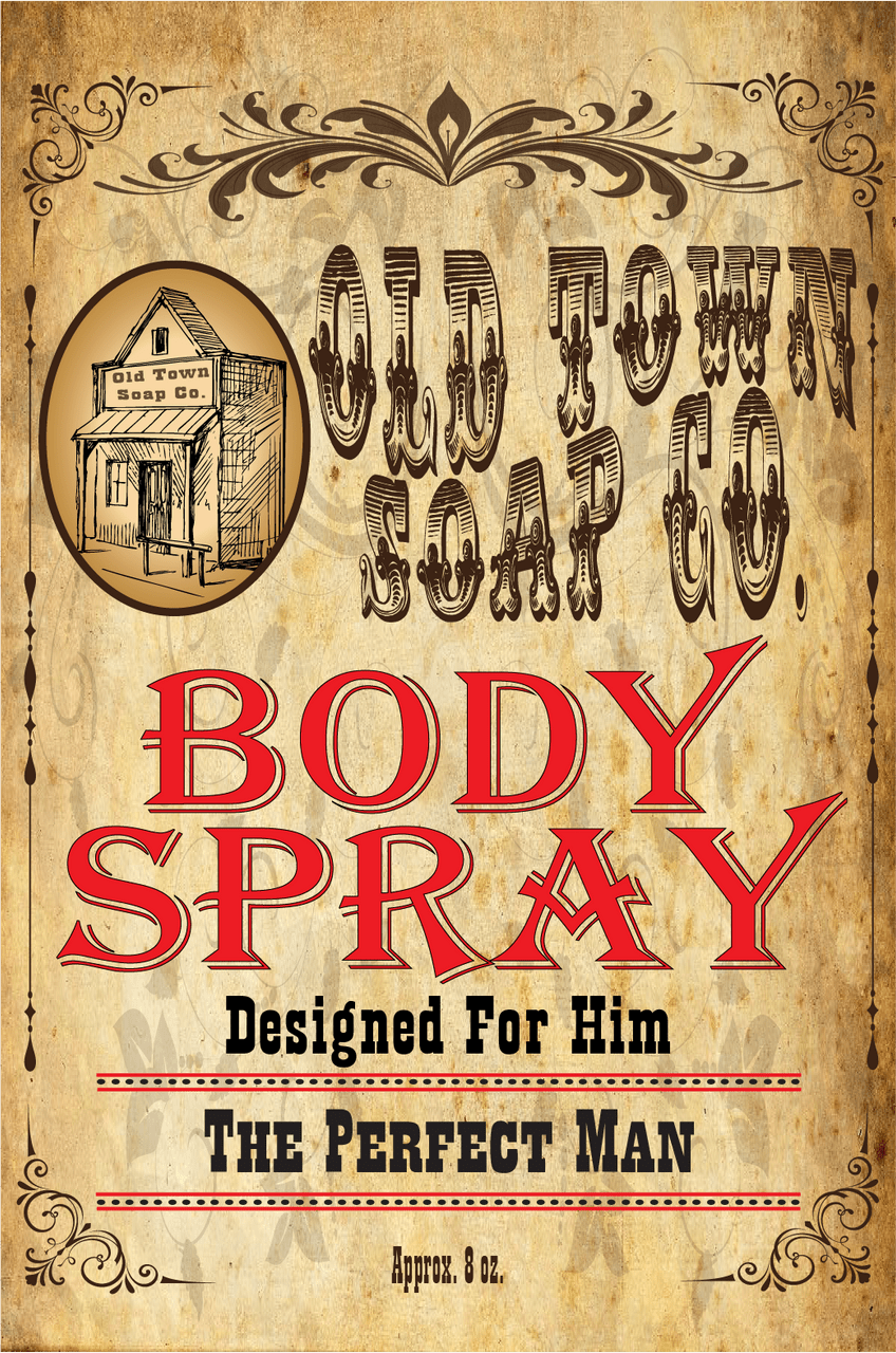 The Perfect Man Body Spray - Old Town Soap Co.