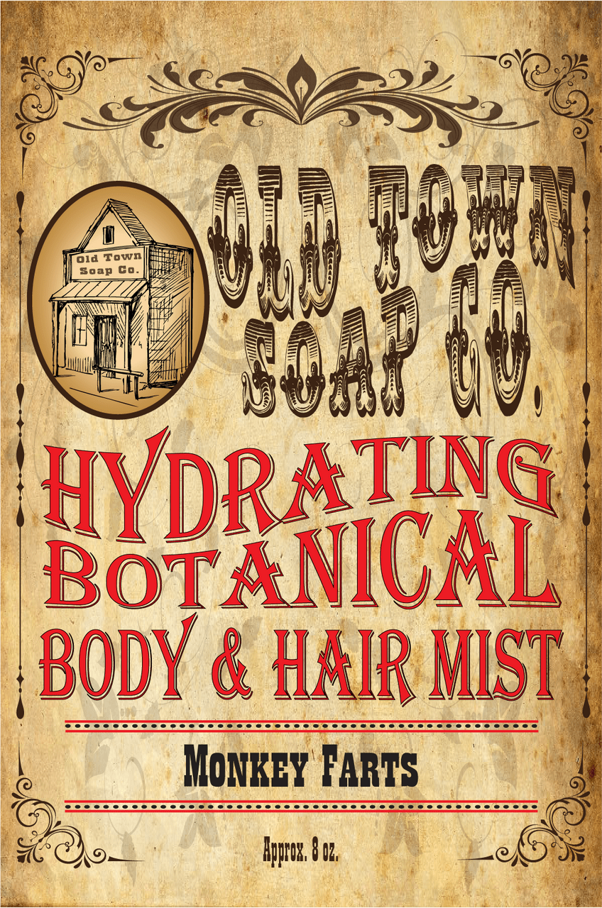 Monkey Farts -Body &amp; Hair Mist - Old Town Soap Co.