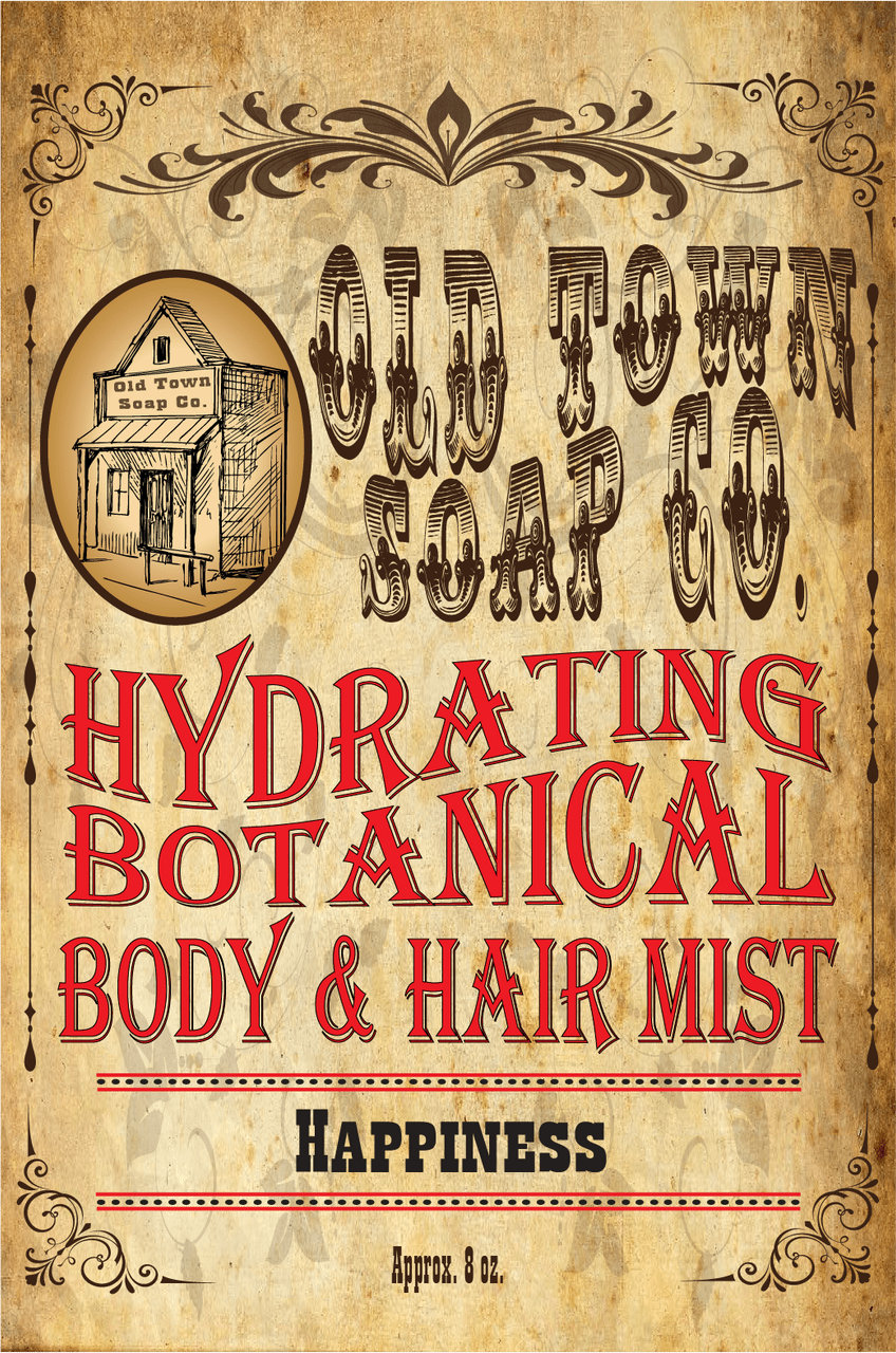 Happiness -Body &amp; Hair Mist - Old Town Soap Co.