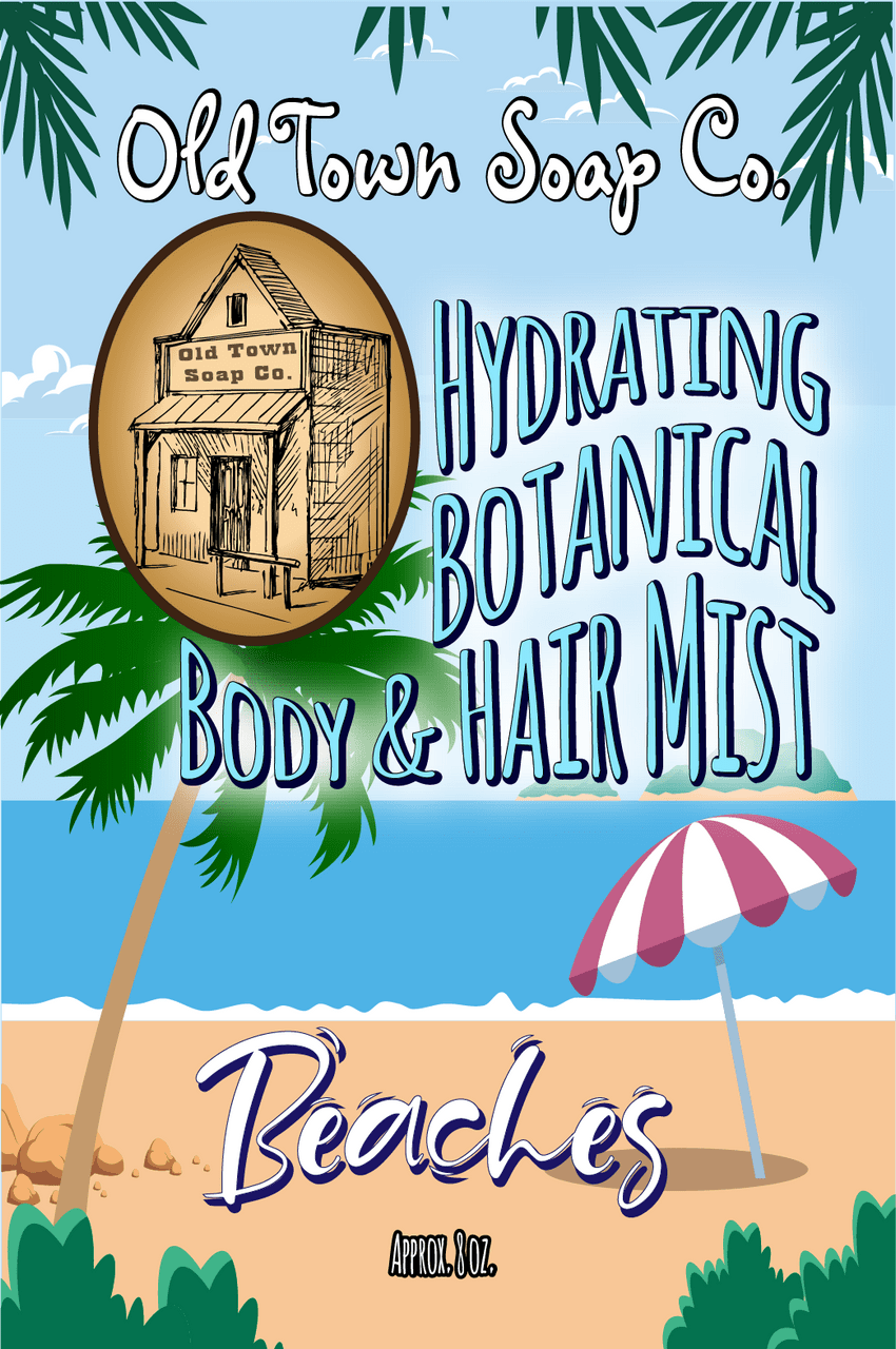 Beaches -Body &amp; Hair Mist - Old Town Soap Co.