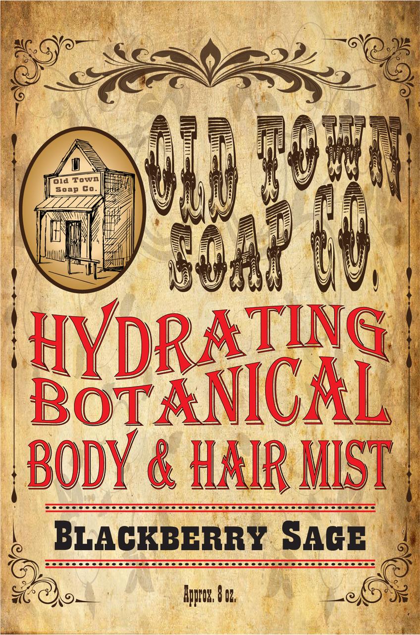 Blackberry Sage Body &amp; Hair Mist - Old Town Soap Co.