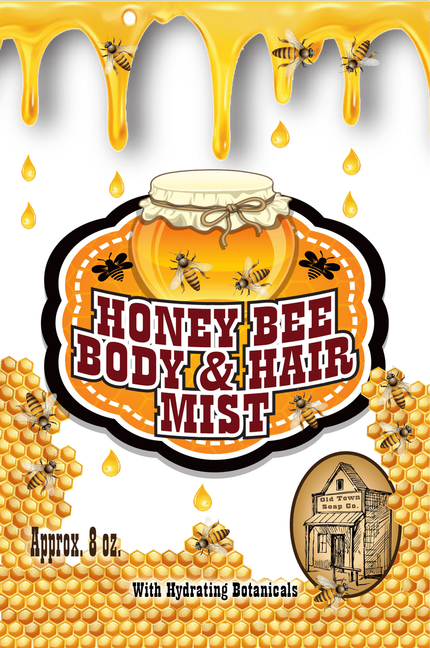 Honey Bee -Body &amp; Hair Mist - Old Town Soap Co.
