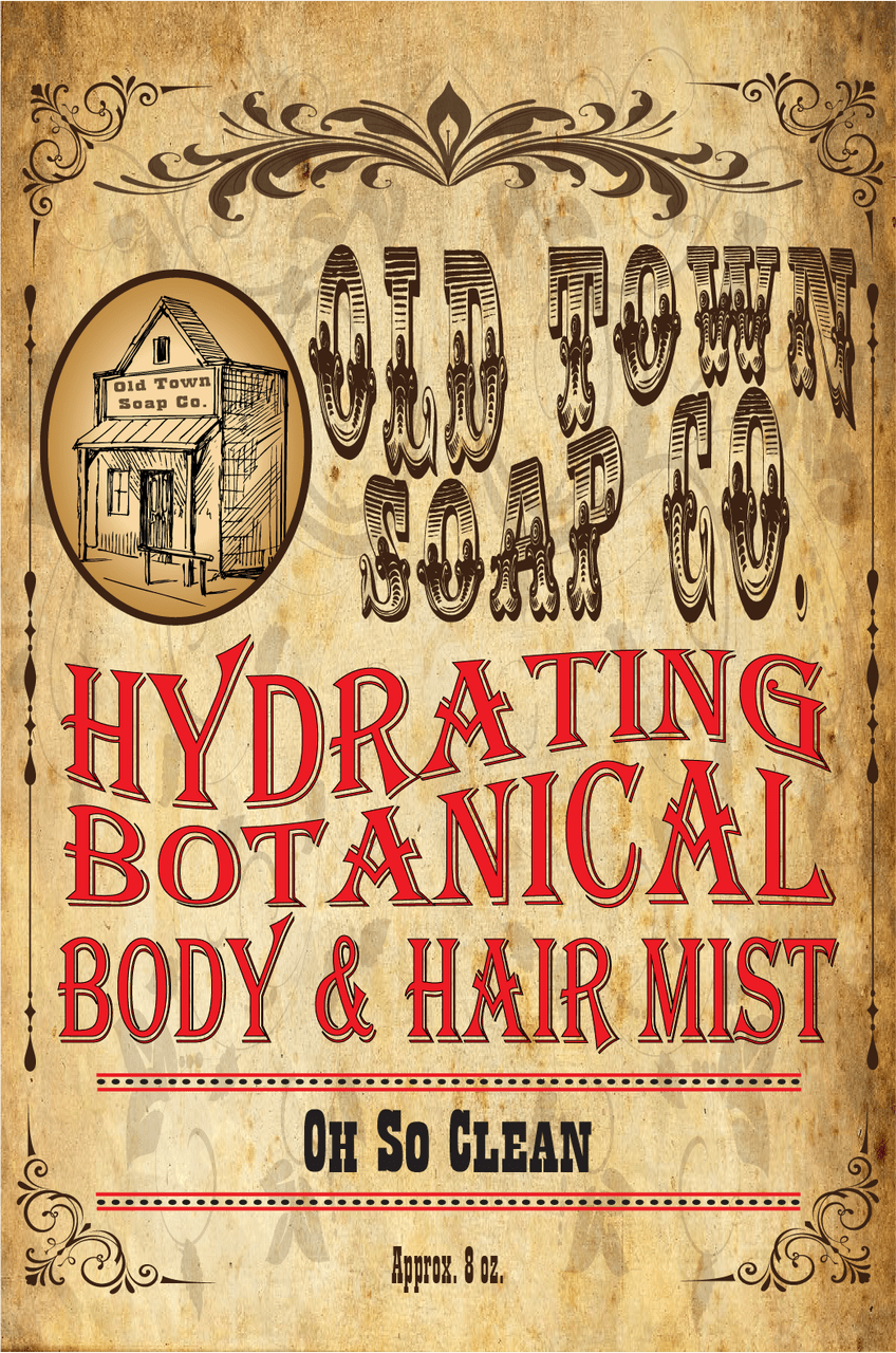Oh So Clean -Body &amp; Hair Mist - Old Town Soap Co.