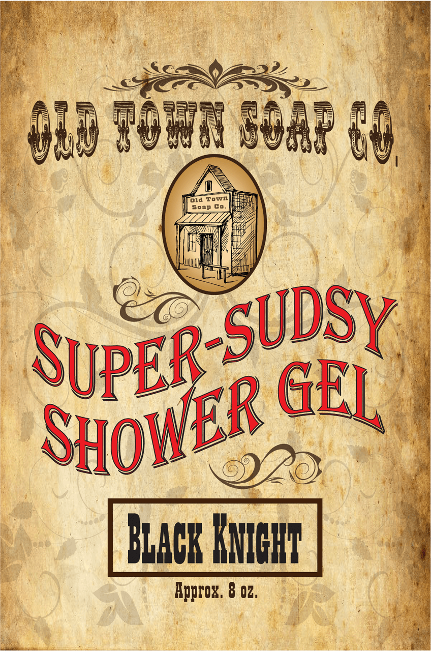 Black Knight -Shower Gel - Old Town Soap Co.