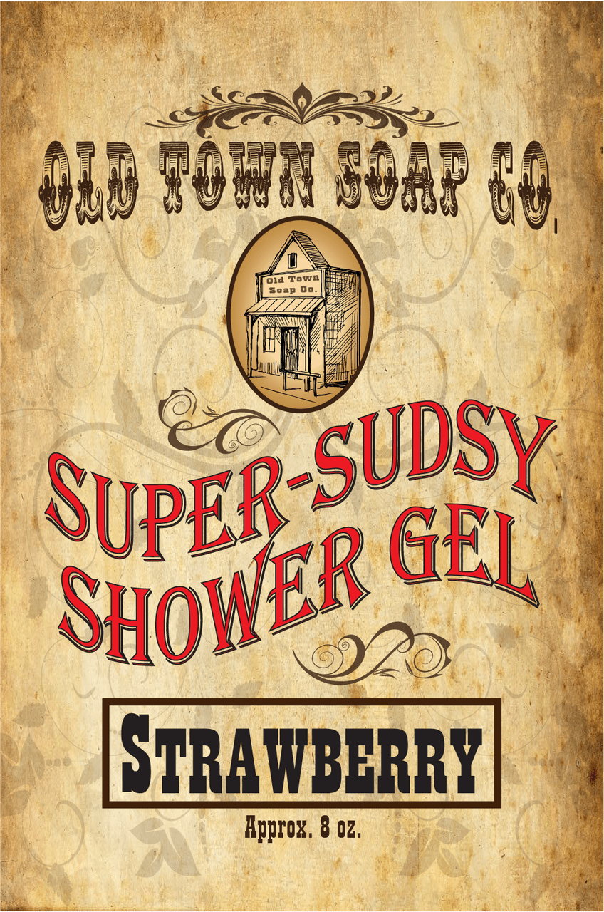 Strawberry -Shower Gel - Old Town Soap Co.