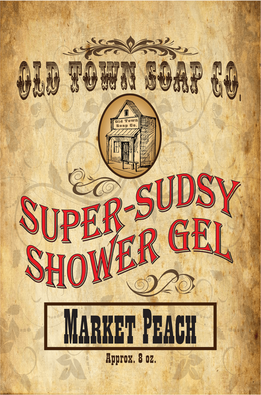 Market Peach -Shower Gel - Old Town Soap Co.