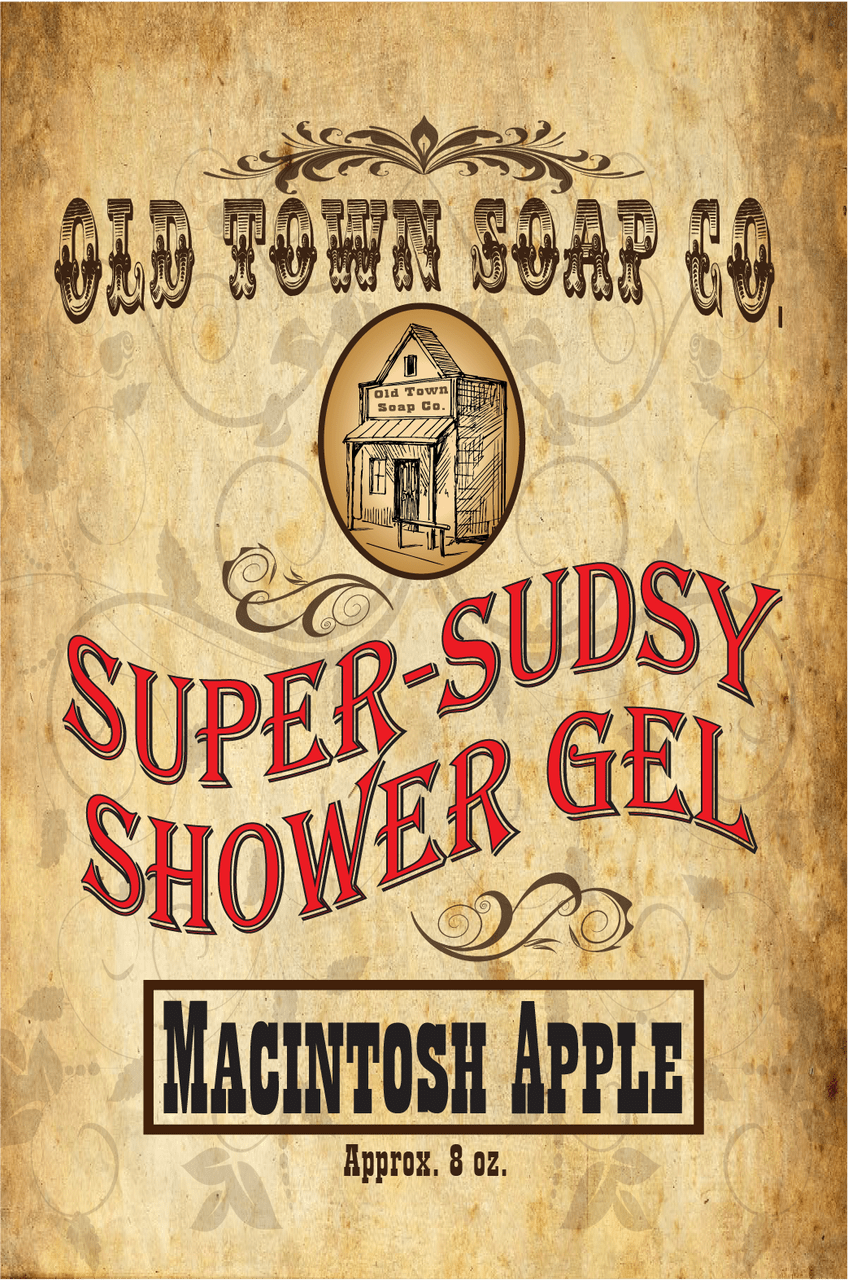 Macintosh Apple -Shower Gel - Old Town Soap Co.