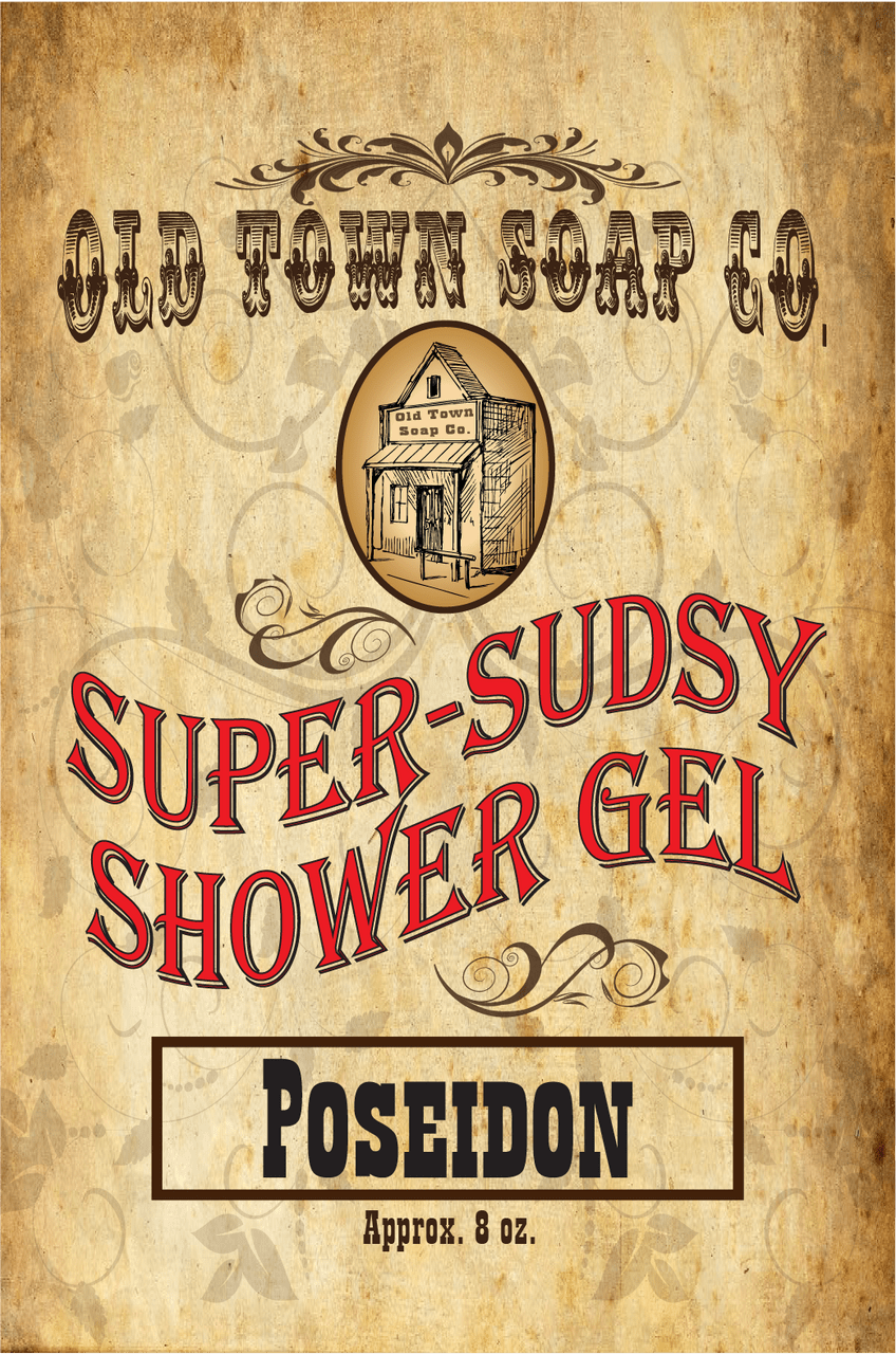 Poseidon -Shower Gel - Old Town Soap Co.