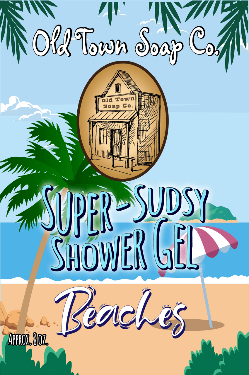 Beaches -Shower Gel - Old Town Soap Co.