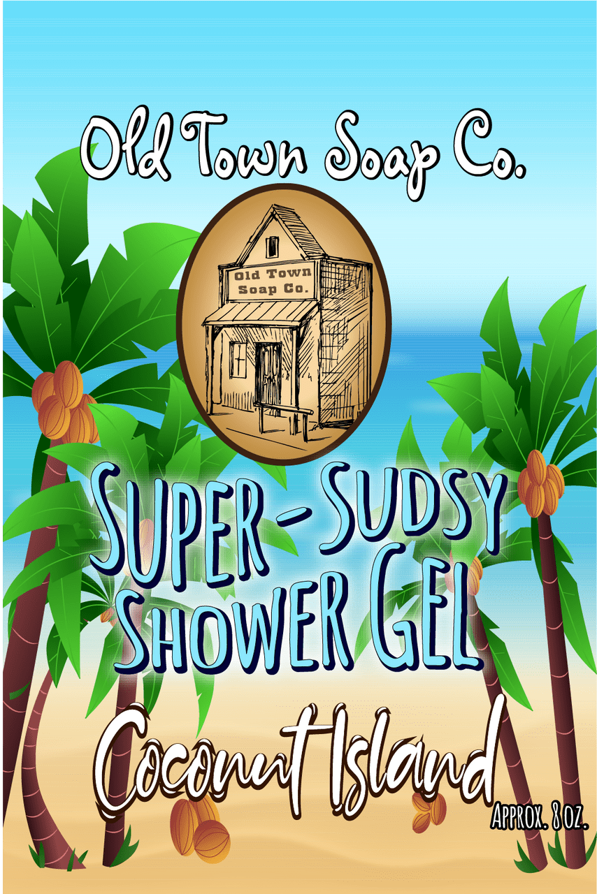 Coconut Island -Shower Gel - Old Town Soap Co.
