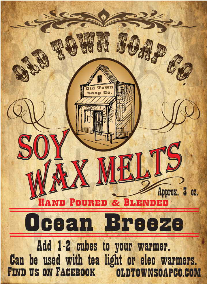 Ocean Breeze -Wax Melts - Old Town Soap Co.