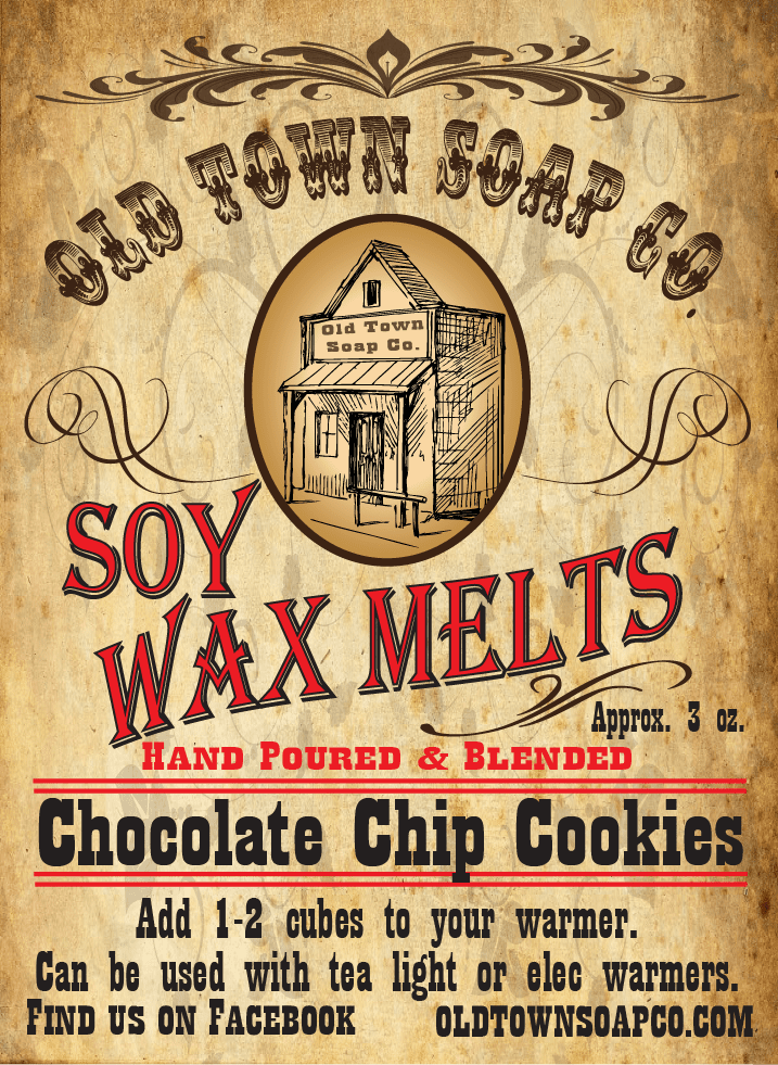 Chocolate Chip Cookie -Wax Melts - Old Town Soap Co.