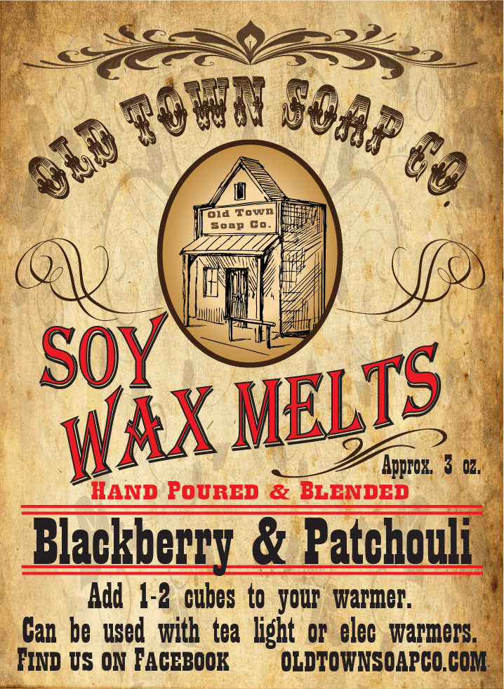Blackberry &amp; Patchouli -Wax Melts - Old Town Soap Co.