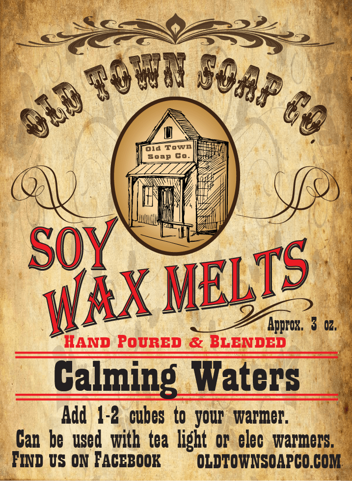 Calming Waters -Wax Melts - Old Town Soap Co.
