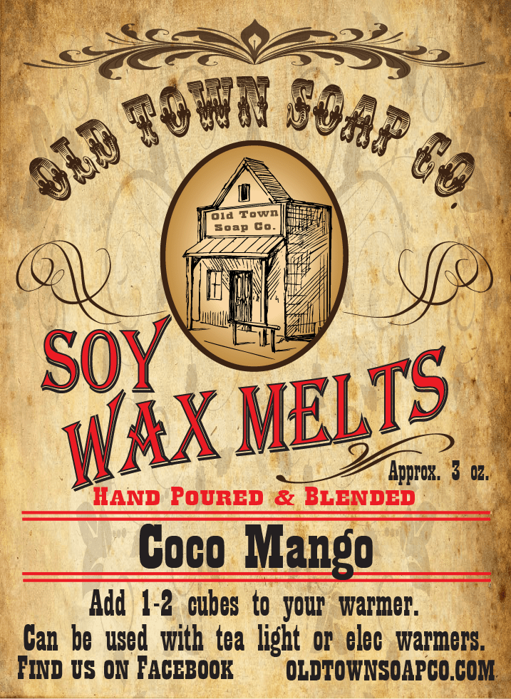 Coco Mango -Wax Melts - Old Town Soap Co.