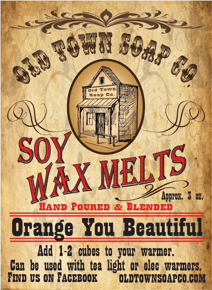 Orange You Beautiful -Wax Melts - Old Town Soap Co.