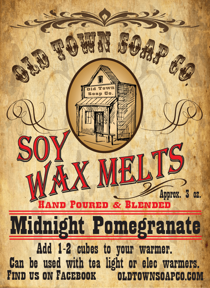 Midnight Pomegranate -Wax Melts - Old Town Soap Co.