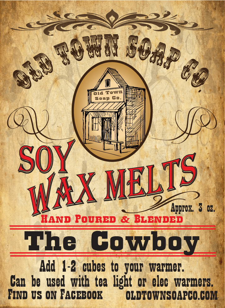 The Cowboy -Wax Melts - Old Town Soap Co.