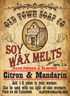 Citron & Mandarin -Wax Melts - Old Town Soap Co.