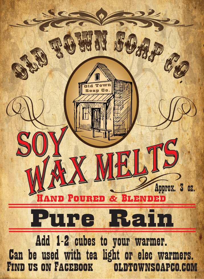 Pure Rain -Wax Melts - Old Town Soap Co.
