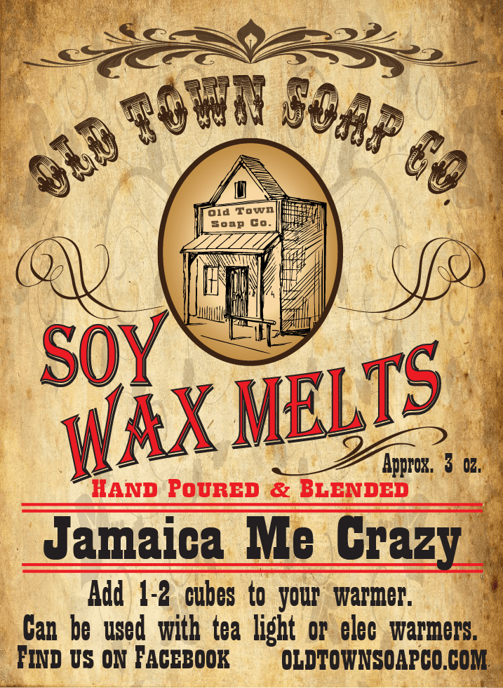 Jamaica Me Crazy -Wax Melts - Old Town Soap Co.