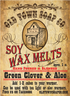 Green Clover & Aloe -Wax Melts - Old Town Soap Co.