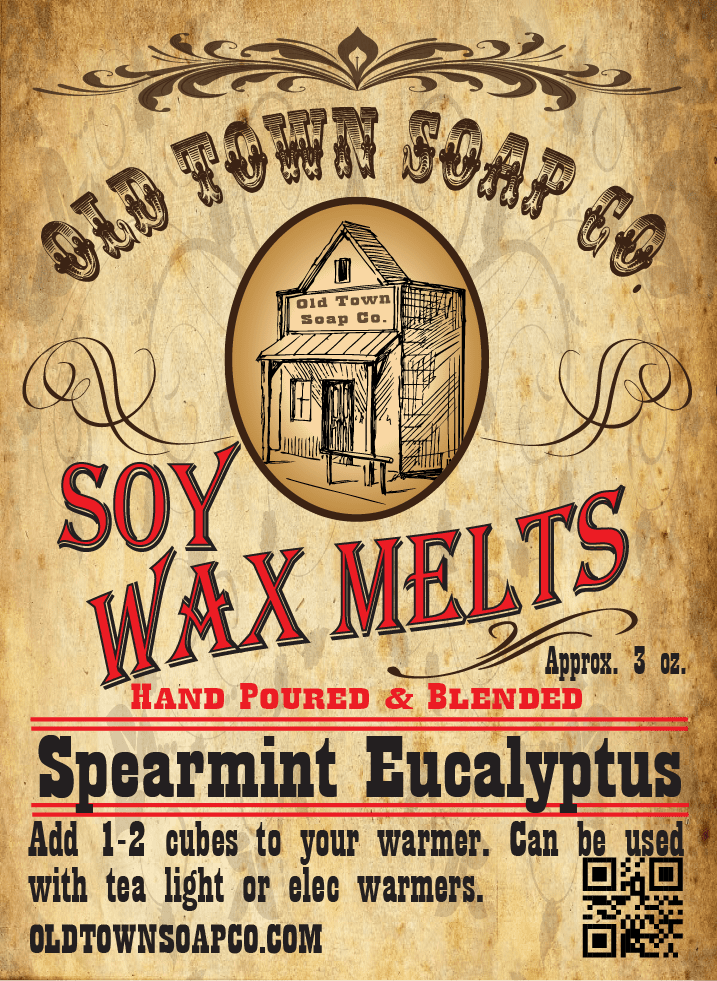 Spearmint Eucalyptus -Wax Melts - Old Town Soap Co.