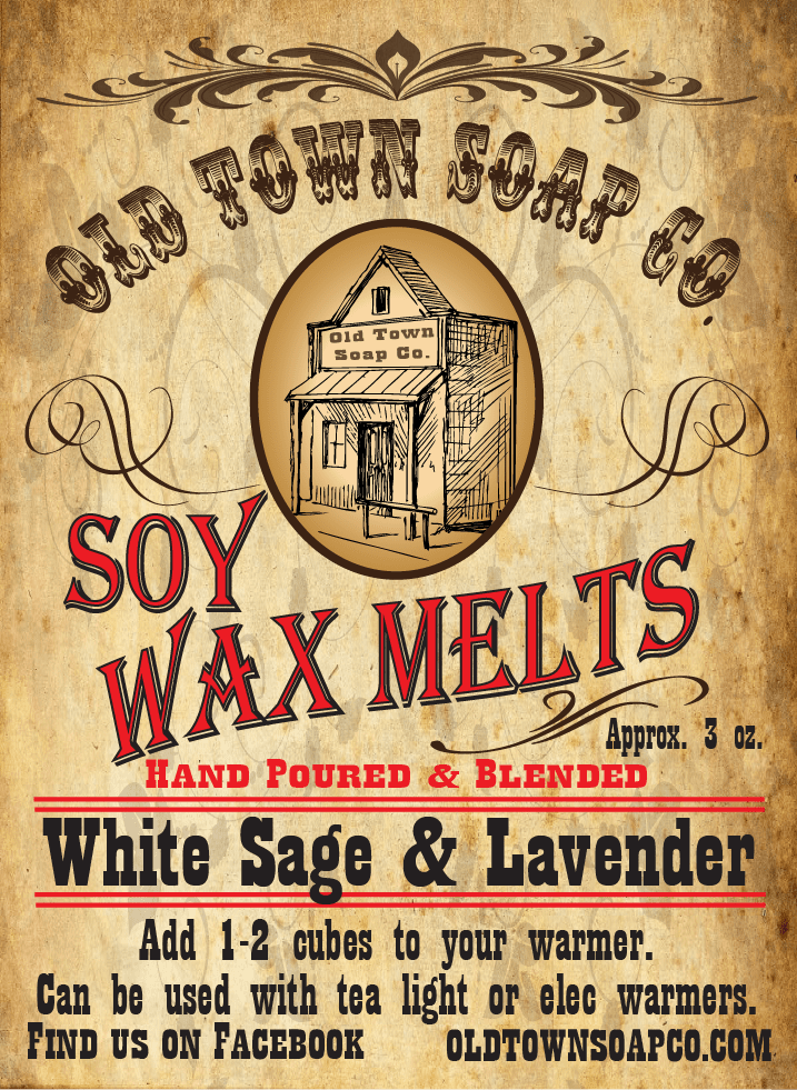 White Sage &amp; Lavender -Wax Melts - Old Town Soap Co.