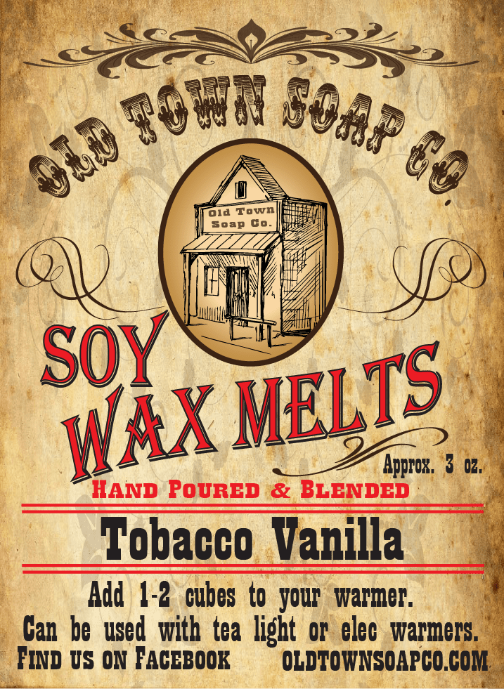 Tobacco Vanilla -Wax Melts - Old Town Soap Co.