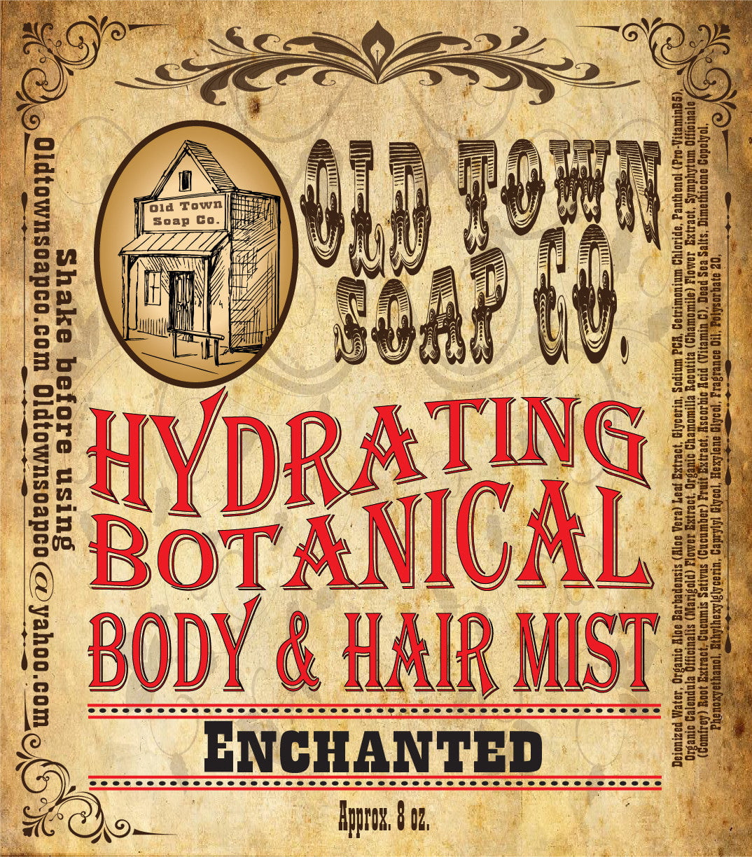 Enchanted -Body &amp; Hair Mist - Old Town Soap Co.